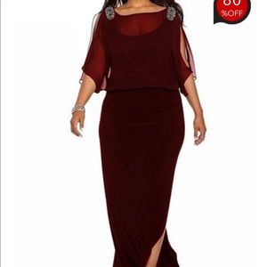 It’s Claire’s red color. Never worn still in pkg.